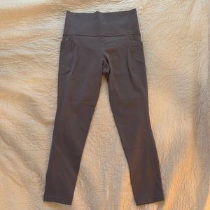 Athleta Leggings, 7/8 right, size small